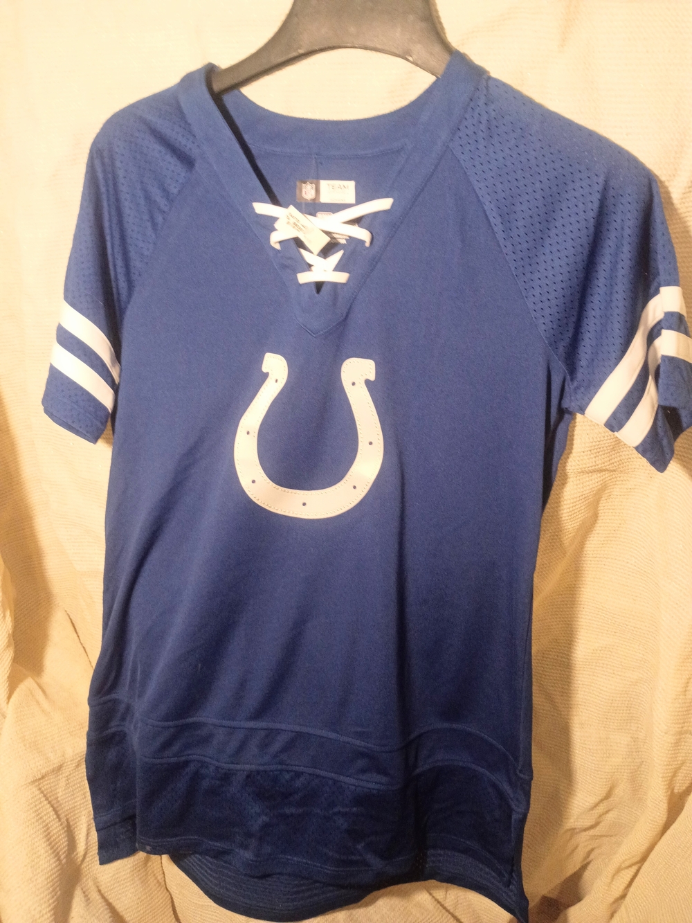 NFL Women’s Indianapolis Colts Royal Blue Lace-Up Jersey